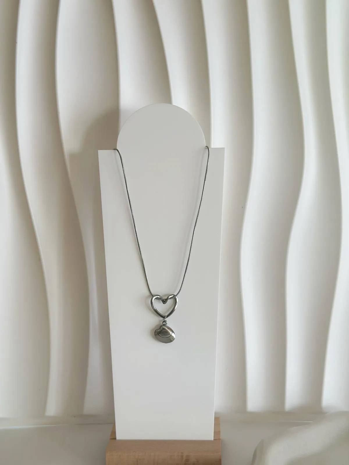 collar corazon+concha