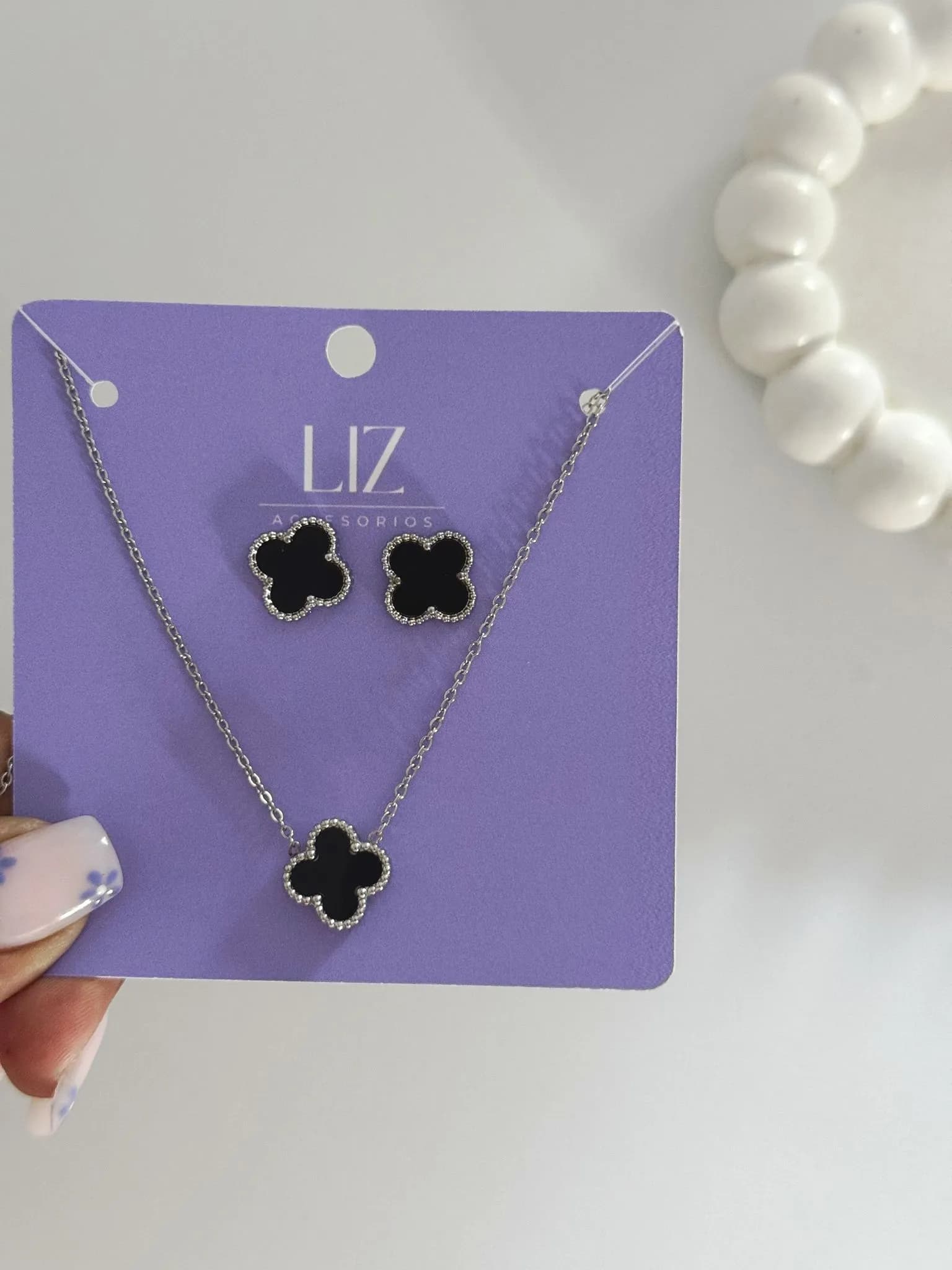 set trebol negro 