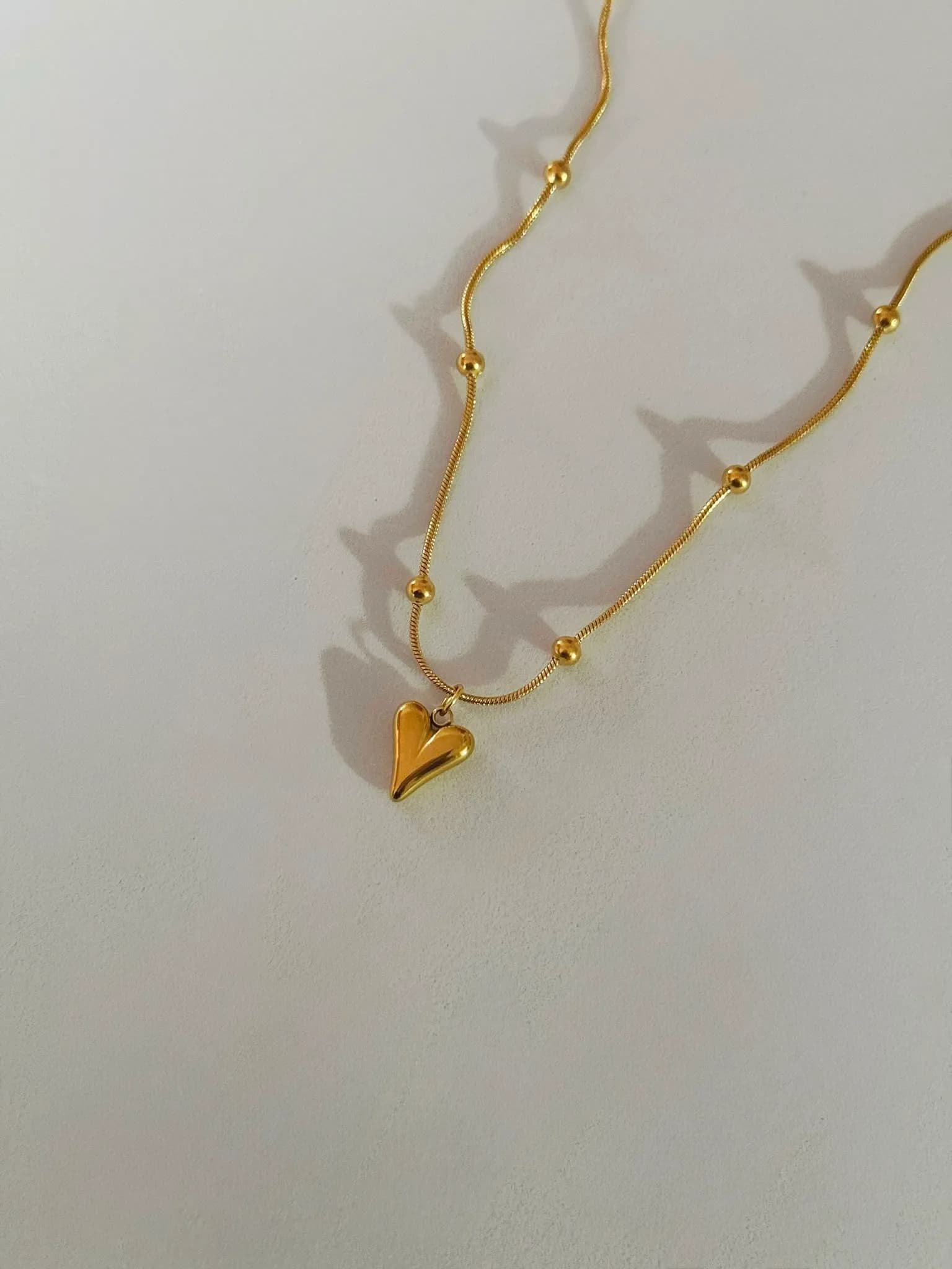 collar corazon+bolitas - Vista alternativa