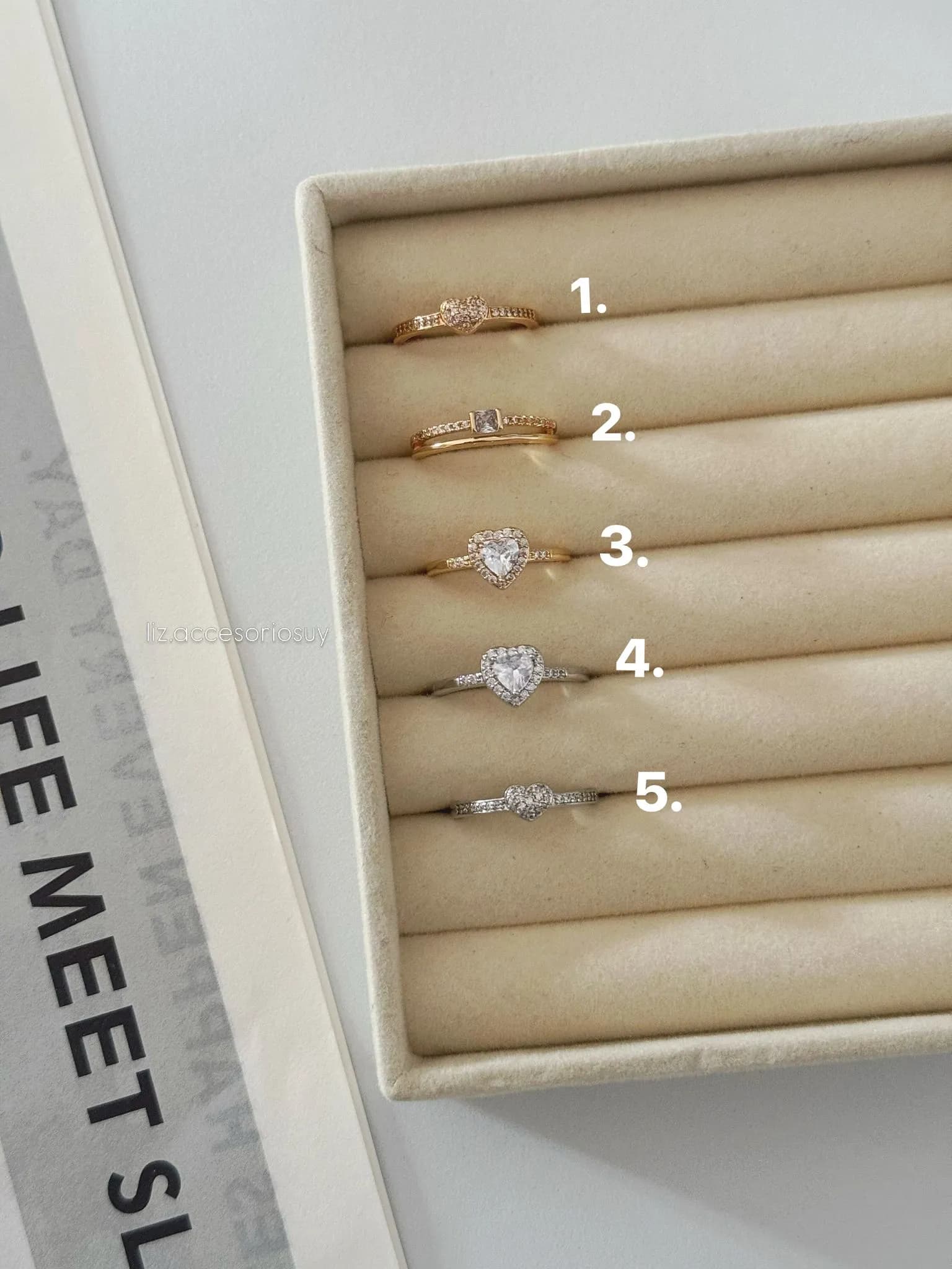 anillos bañados